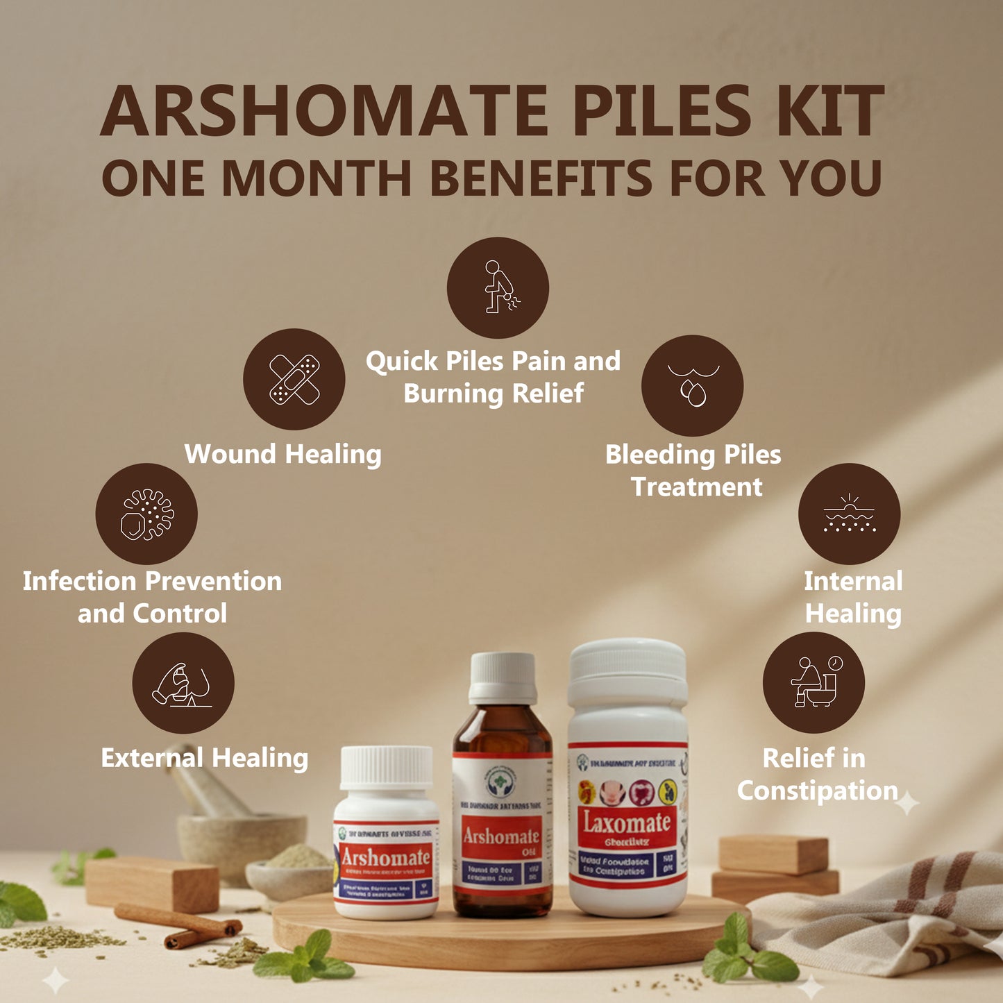 Arshomate Piles Kit